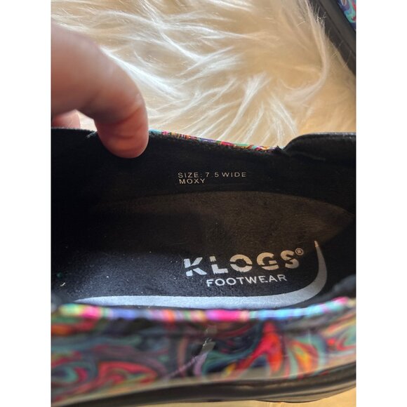 Klogs Footwear Moxy 7.5W Slip-On Nurse Comfort Leather Work Multicolor NWOT - Picture 3 of 9
